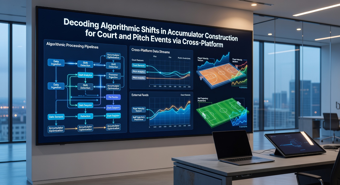 Datenvisualisierung zeigt algorithmische Anpassungen in Echtzeit für globale Sportevents