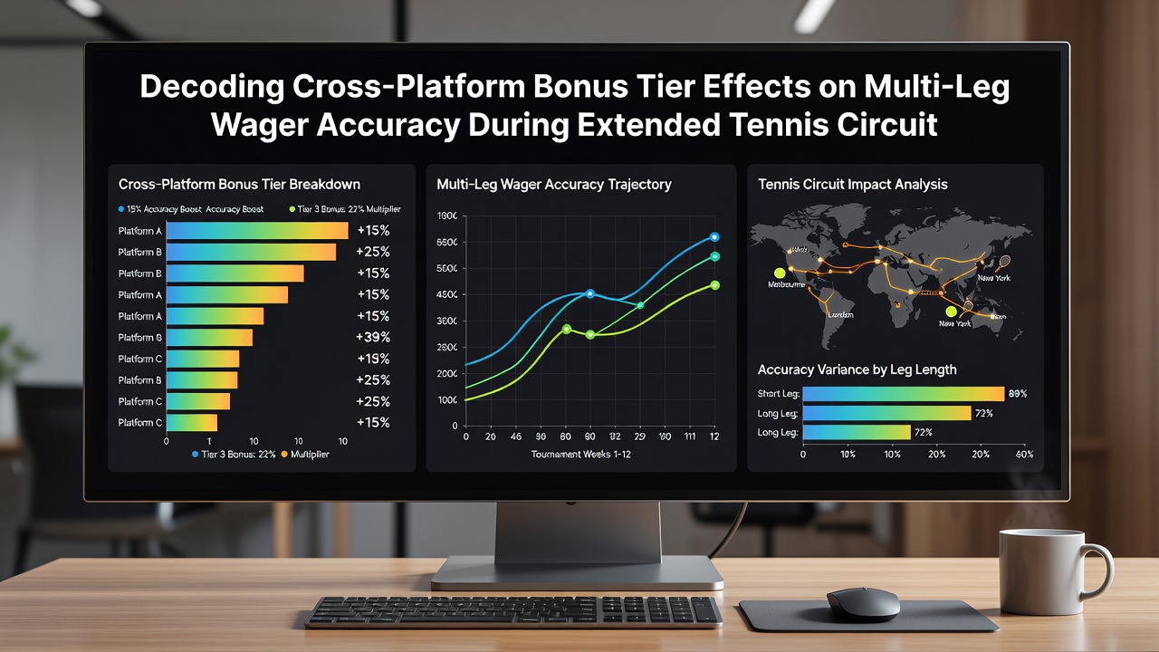 Darstellung von Transaktionsflüssen und Bonuslevel-Updates während eines mehrwöchigen Tennis-Events
